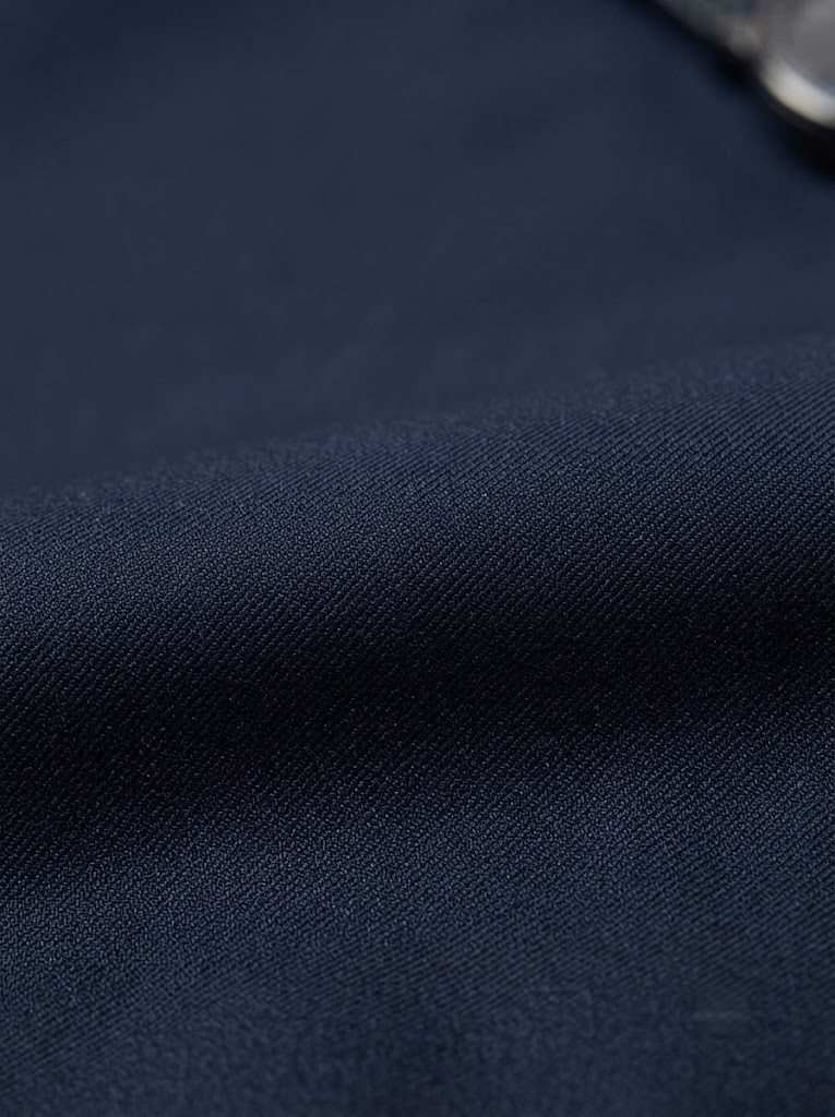 Midnight Navy Gurkha Trouser, texture view