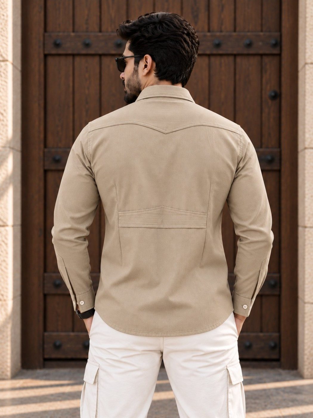 Desert Taupe Hunter Shirt, view 4