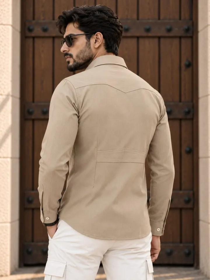 Bemount Desert Taupe Hunter Shirt, view 5