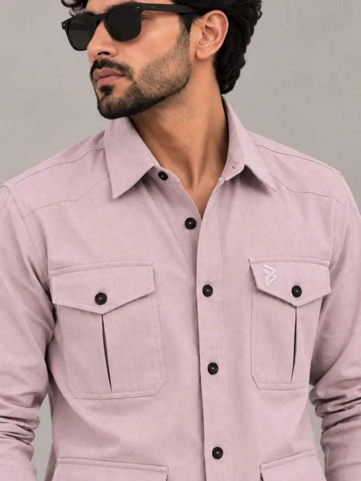 Bemount Dusty Rose Hunter Shirt, view 5