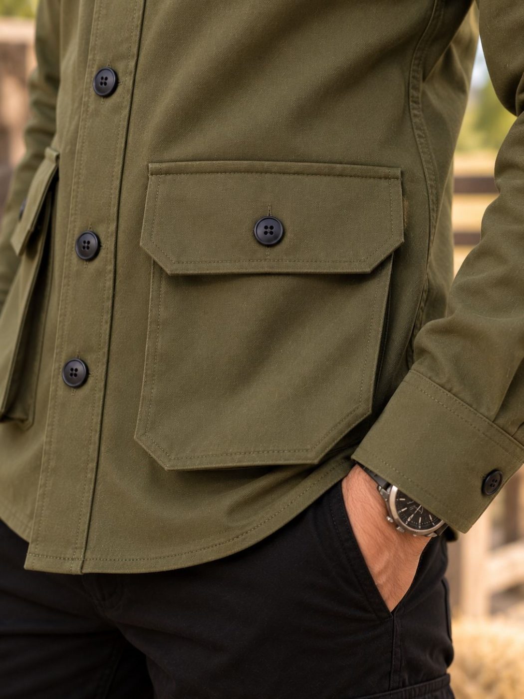 Olive Ranger Hunter Shirt, view 6