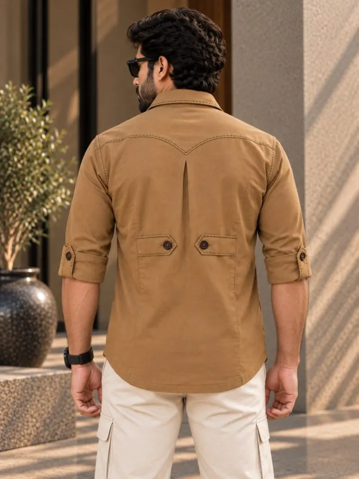 Bemount Terra Tan Hunter Shirt, view 4