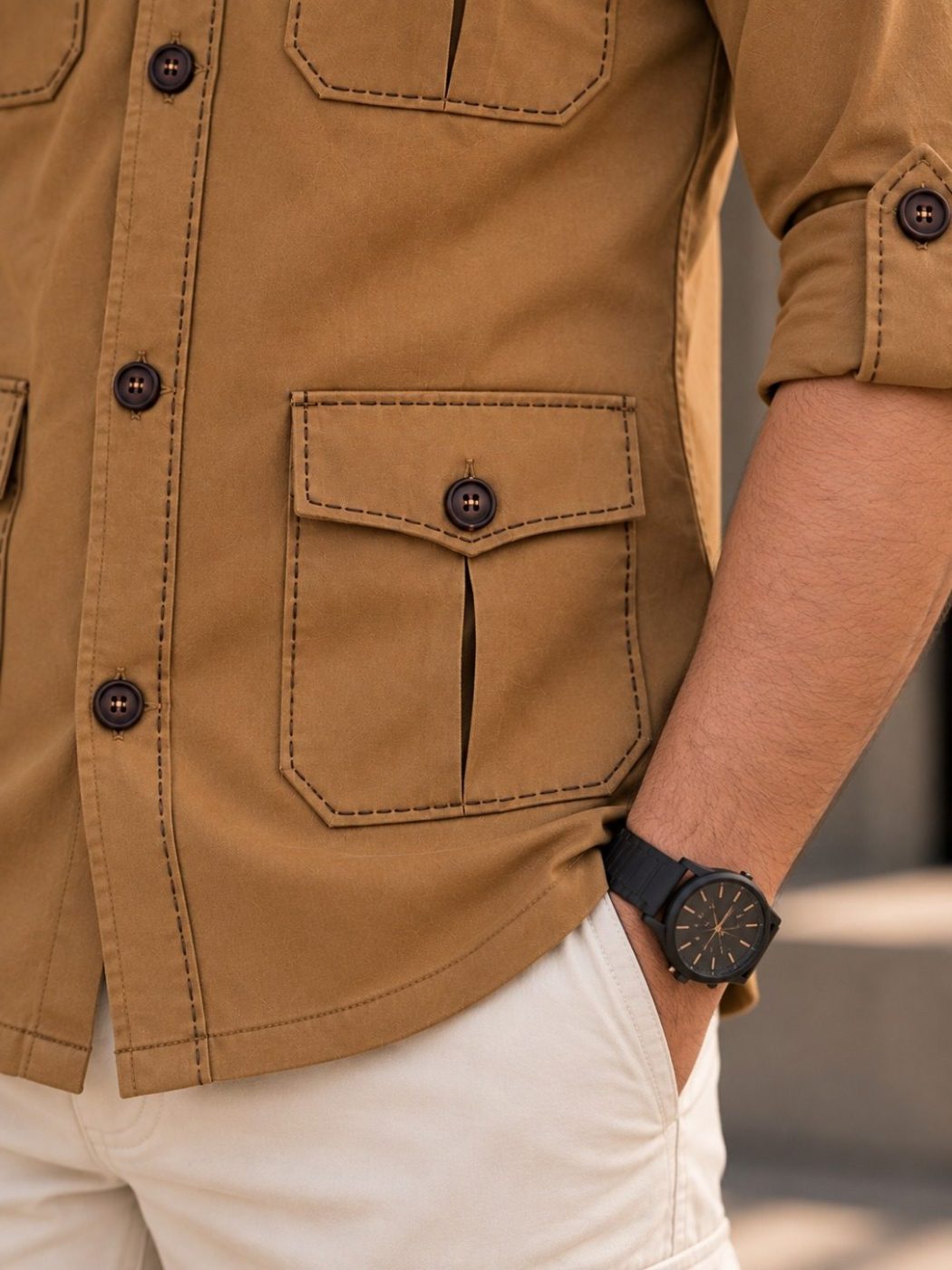 Terra Tan Hunter Shirt, view 6