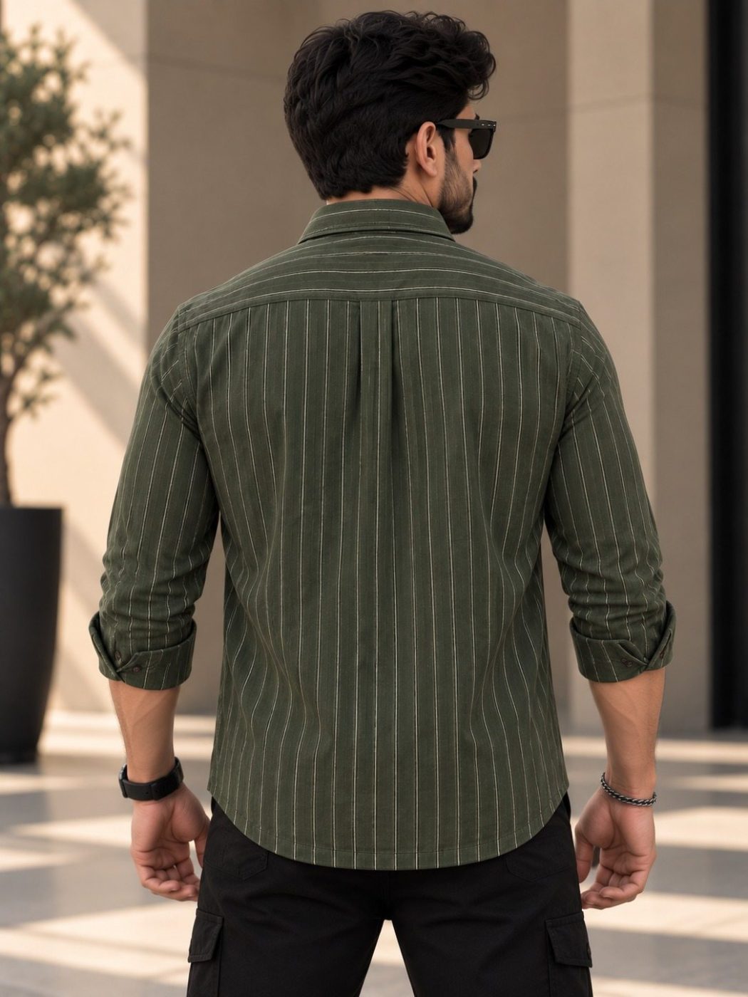 Woodland Pinstripe Hunter Shirt, view 3