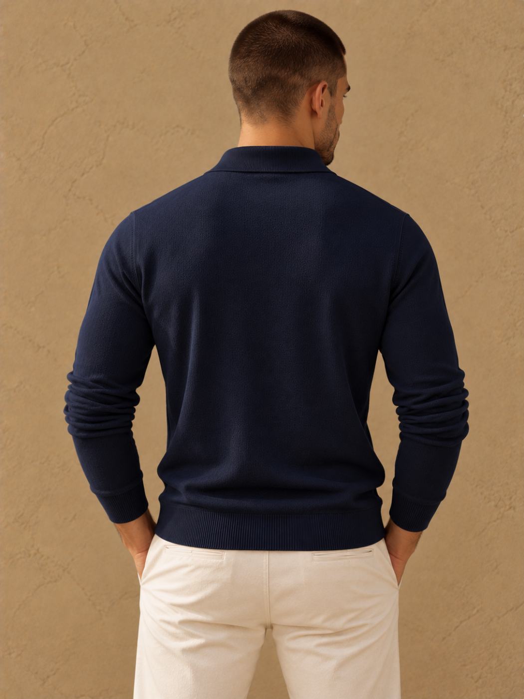 Bemount Bemount Midnight Navy Placket Polo, view 3