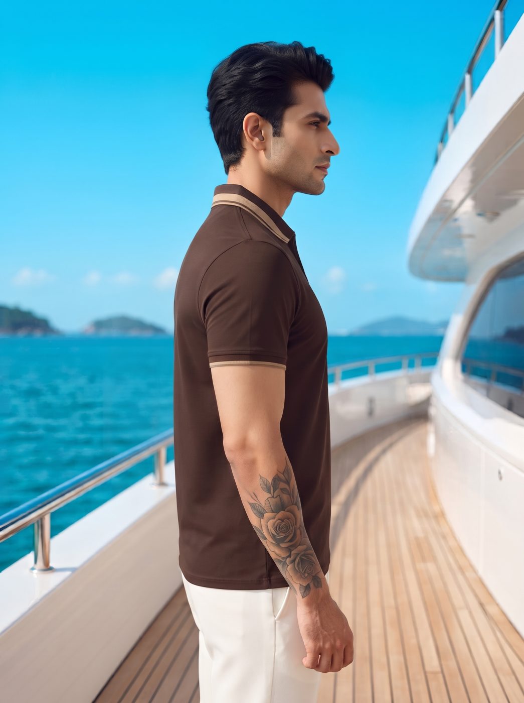 Chocolate Brown Polo