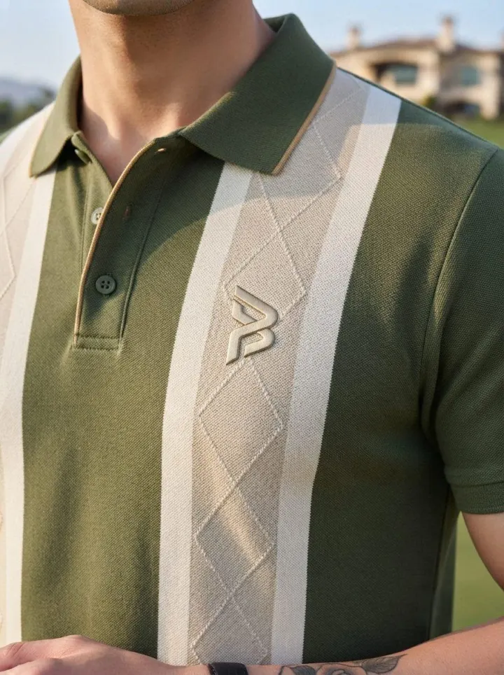 Bemount Solid Olive Polo