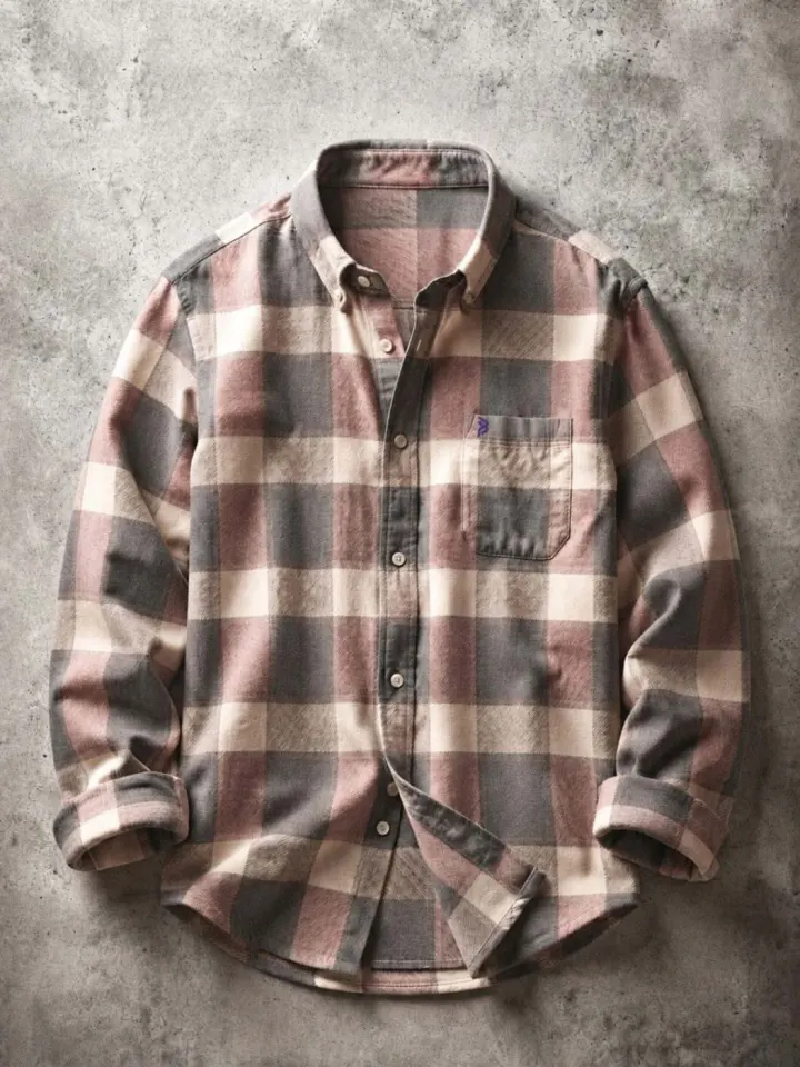 Rosso Slate Check Shirt