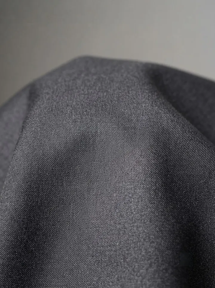 Bemount Executive Charcoal Tailored Trouser, closeup view